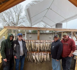 The fish are always biting on Lake Erie!